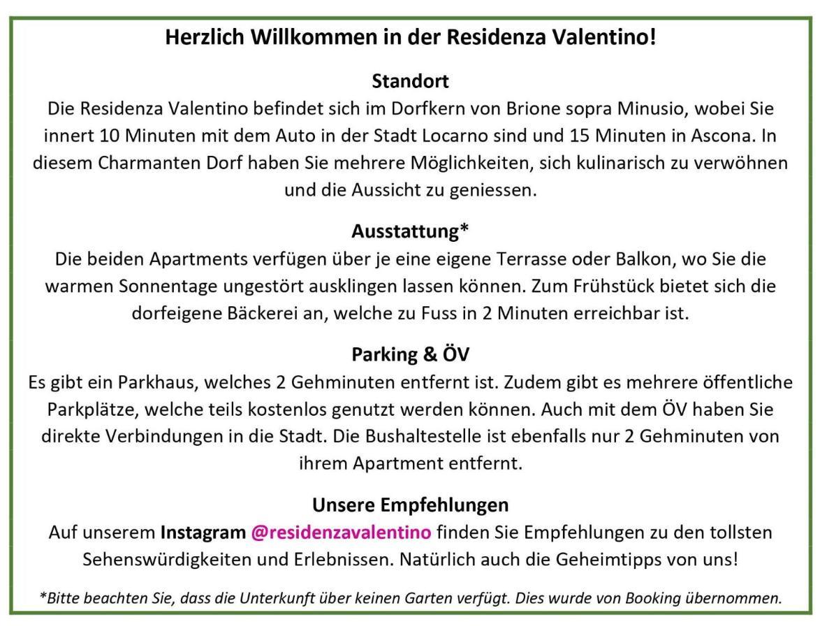 Residenza Valentino Apartment Locarno Ngoại thất bức ảnh
